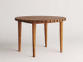 Table de jardin-Bois-92x92x74 cm-Marron naturel-Rustique